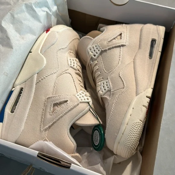 Air Jordan retro 4 women’s size 7 - Picture 9 of 11